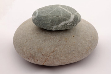 Fototapeta na wymiar Stacked pebbles