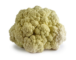 Cauliflower isolated on white