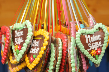 Oktoberfest, Lebkuchenherzen