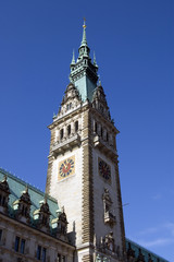 Hamburg Rathaus Tower