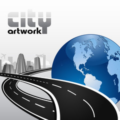 city artwork concept