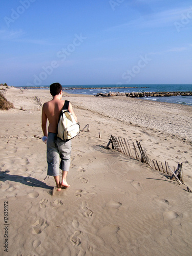 “Plage naturiste de l’Espiguette” photo libre de droits sur la banque d