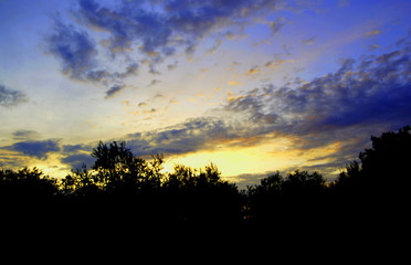 Sunset to my country