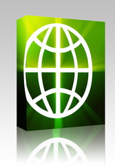 Globe symbol box package