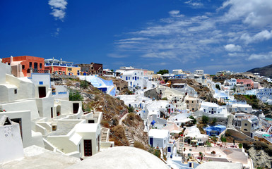 Fototapeta premium Beautiful island of Santorini, Greece.