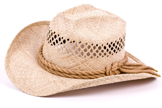 Cowboy hat isolated on white.