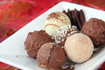 Chocolate truffle, pralines