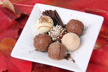 Pralines, chocholate truffle