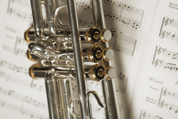Obraz premium Part of trumpet