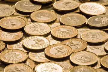 NEW Hungarians twohundred forint.Heap coins