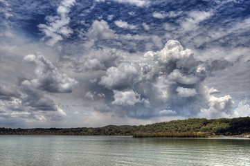 Storm Clouds move in over Lake