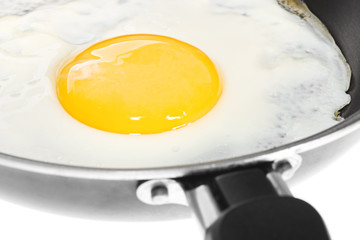 Fried egg in a frying pan