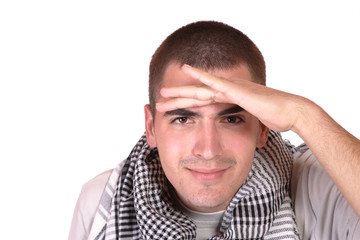 Obraz premium happy young casual man portrait