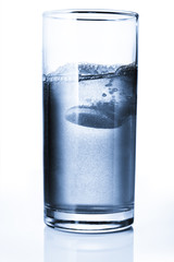 Tablet in water