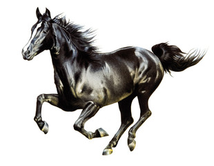Obraz na płótnie Canvas galoppierendes Pferd