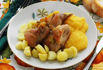 Spezzatino di coniglio - Secondi di carne del veneto