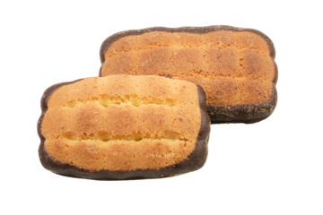 Cookies . Isolated over white