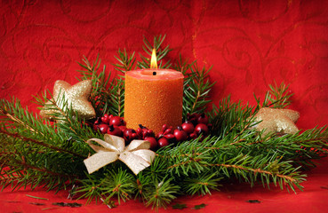 la candela natalizia