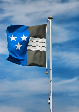 Flag of swiss Kanton Aargau