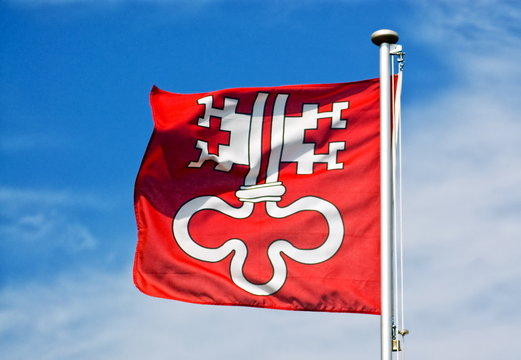 Flag of swiss Kanton Nidwalden