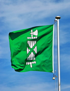 Flag of swiss Kanton St.Gallen
