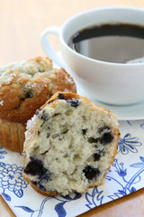 Blueberry Muffin & Coffee