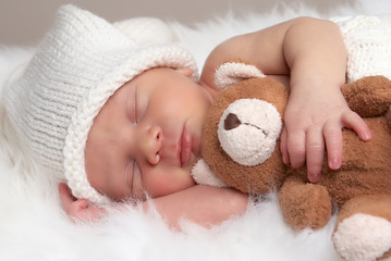 Fototapeta sleeping newborn obraz