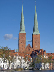 Fototapeta premium Lübecker Dom, Lübeck, Deutschland