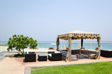 Hotel recreation area, Fujeirah, UAE