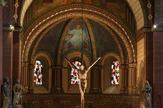 Kanzel-Kreuz der Kirche St. Peter Merzig