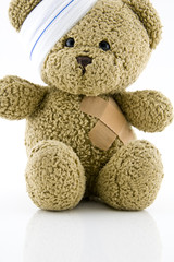 Bandaged Teddy Bear