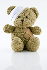 Wounded Teddy Bear