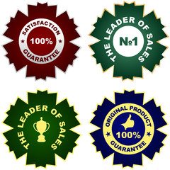 Set of design elements for sale.