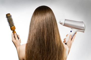 long brown hair