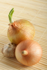 Onion and garlic