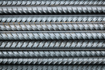 reinforcing bar close-up
