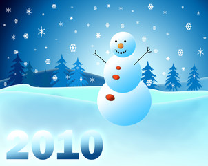 pisaje navideño 2010