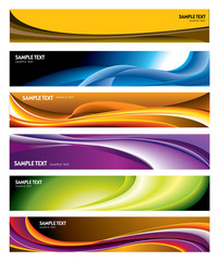Colorful Horizontal Banner Collection - 17665153