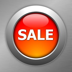 red sale button