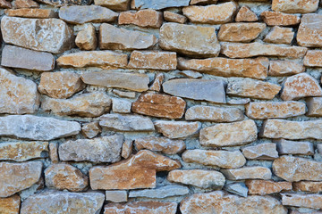 Wall of stones background