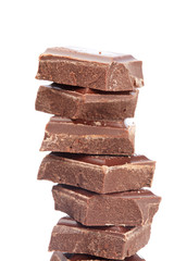 Blocks of chocolate