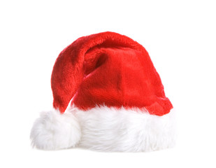 Santa hat isolated in white background