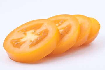 Fototapeta na wymiar Yellow tomato