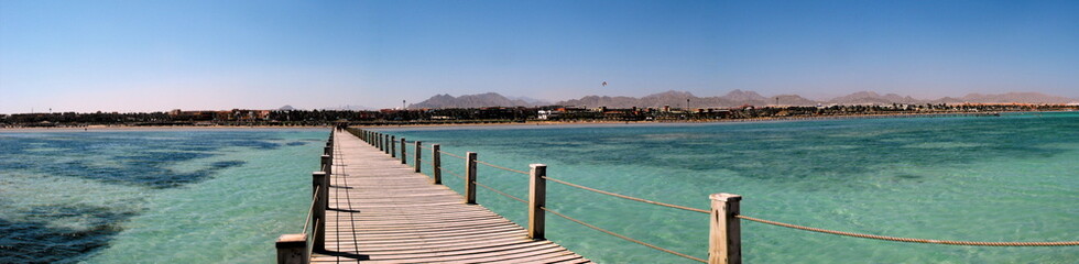 Fototapeta na wymiar Panorama Sharm