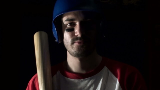 Baseball player pose V4 - HD