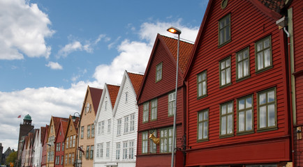 The famous Bryggen in Bergen, Norway.