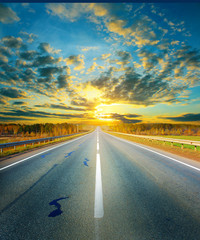 Naklejka premium Road