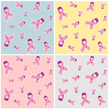 Breast Cancer Ribbon Background