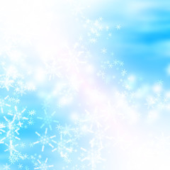 Fototapeta na wymiar Snowflake background