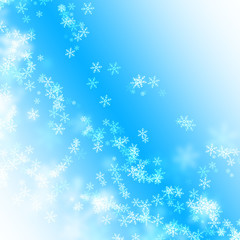 Obraz na płótnie Canvas Snowflake background
